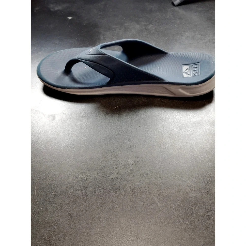 Reef Cushion Phantom Flip Flops Sandals Men 12 Navy Blue Comfort Arch Support